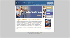 Desktop Screenshot of healthmarkpartners.com